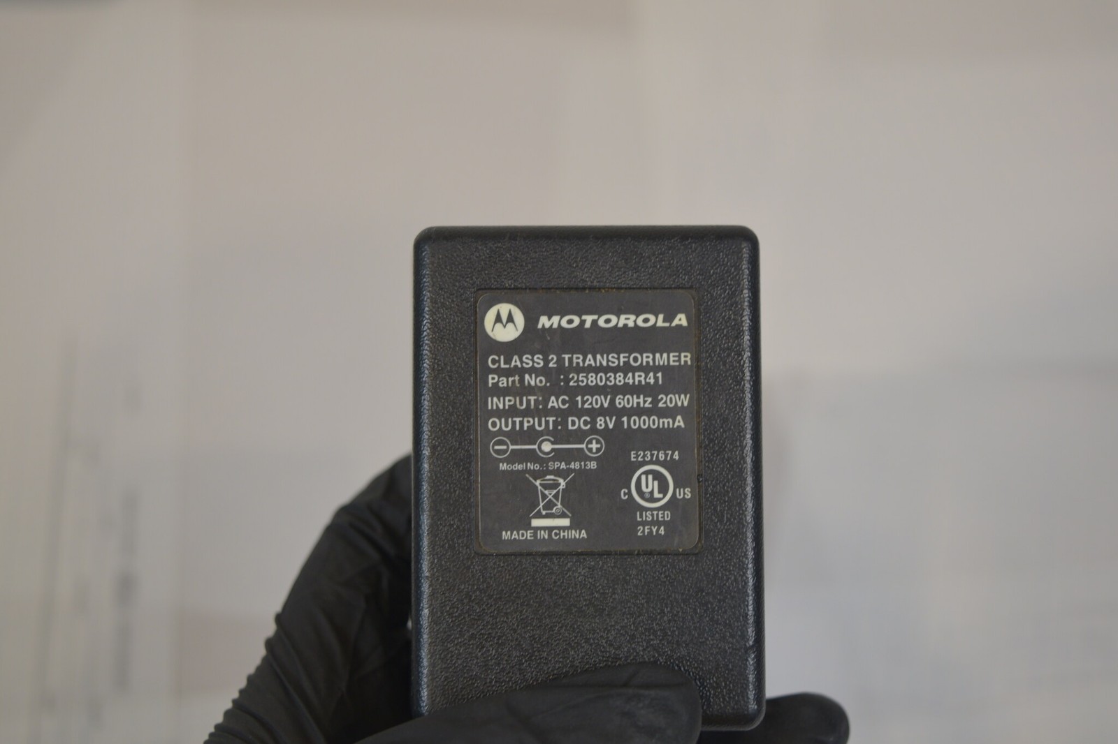 Motorola Impres WPLN4114AR Charger For Parts + 2x 8V Adapter 2580384R41 Lot