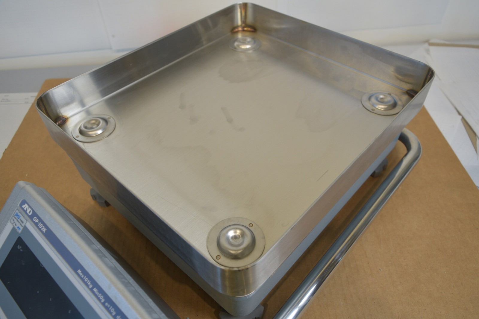 A&D GP-102K High-Capacity Balance 101 kg x 10 g / 61 kg x 1 g Dual Range Tested