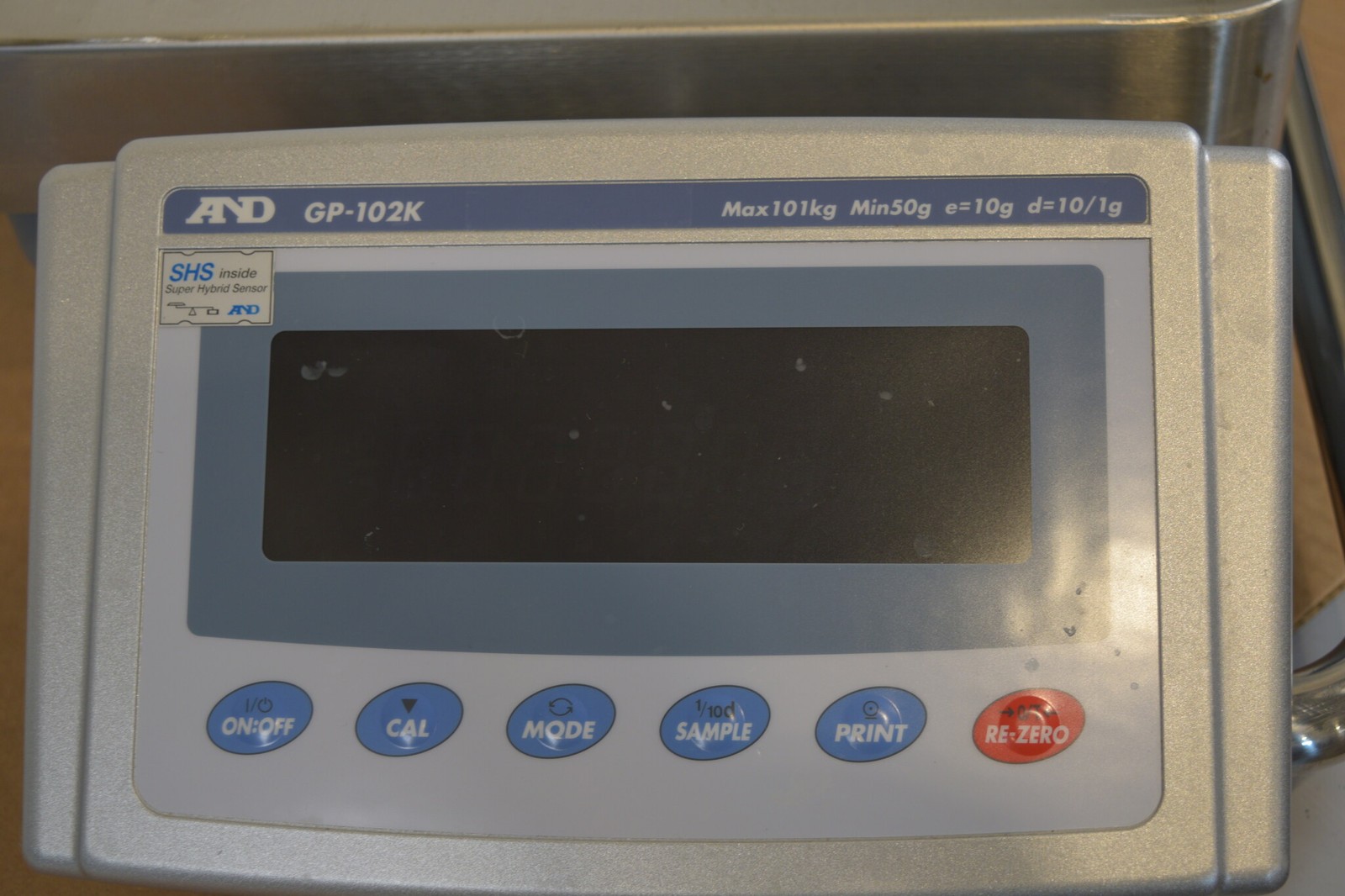A&D GP-102K High-Capacity Balance 101 kg x 10 g / 61 kg x 1 g Dual Range Tested