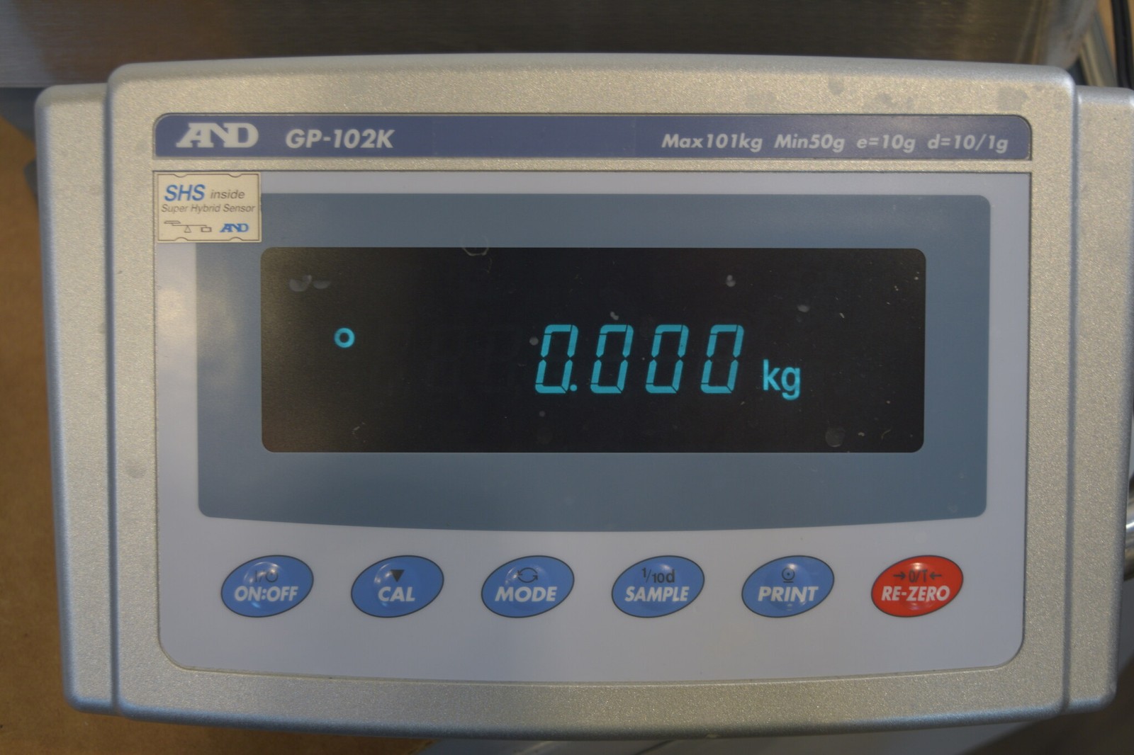 A&D GP-102K High-Capacity Balance 101 kg x 10 g / 61 kg x 1 g Dual Range Tested