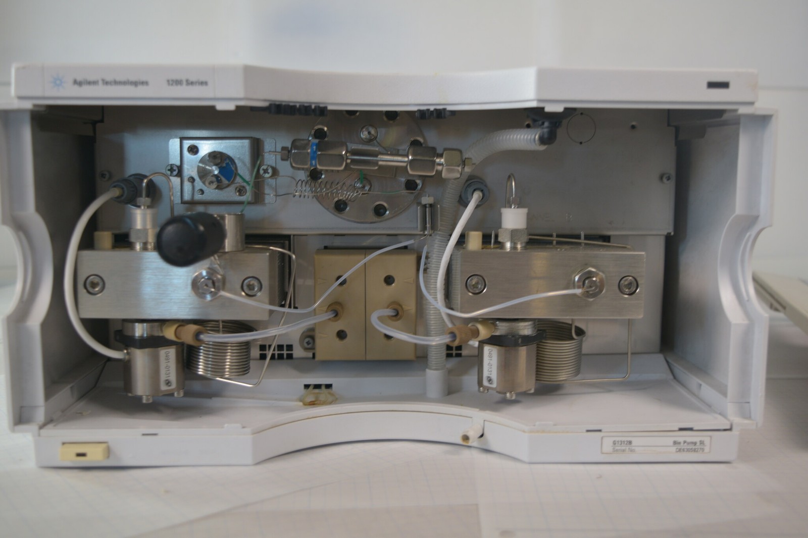 Agilent 1200 G1312B Binary Pump SL DE63058270 Pressure Test PASS ~500 bar
