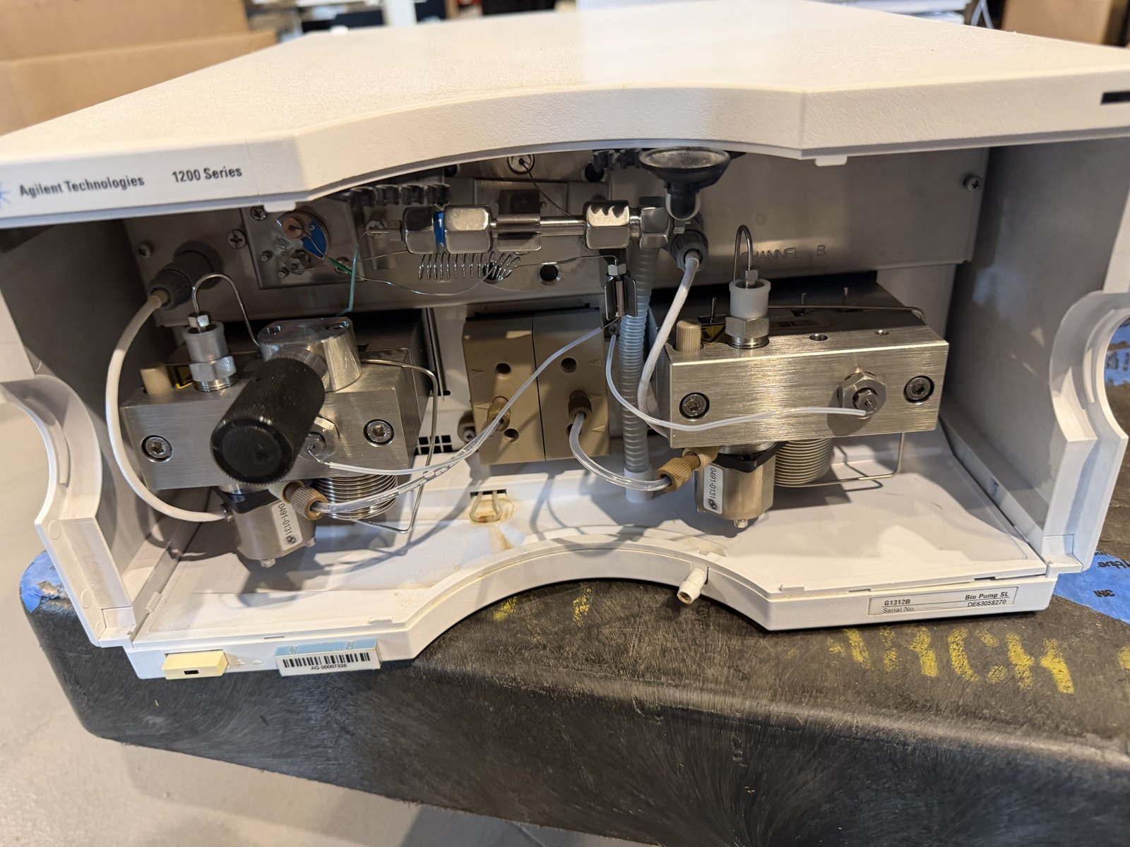 Agilent 1200 G1312B Binary Pump SL DE63058270 Pressure Test PASS ~500 bar