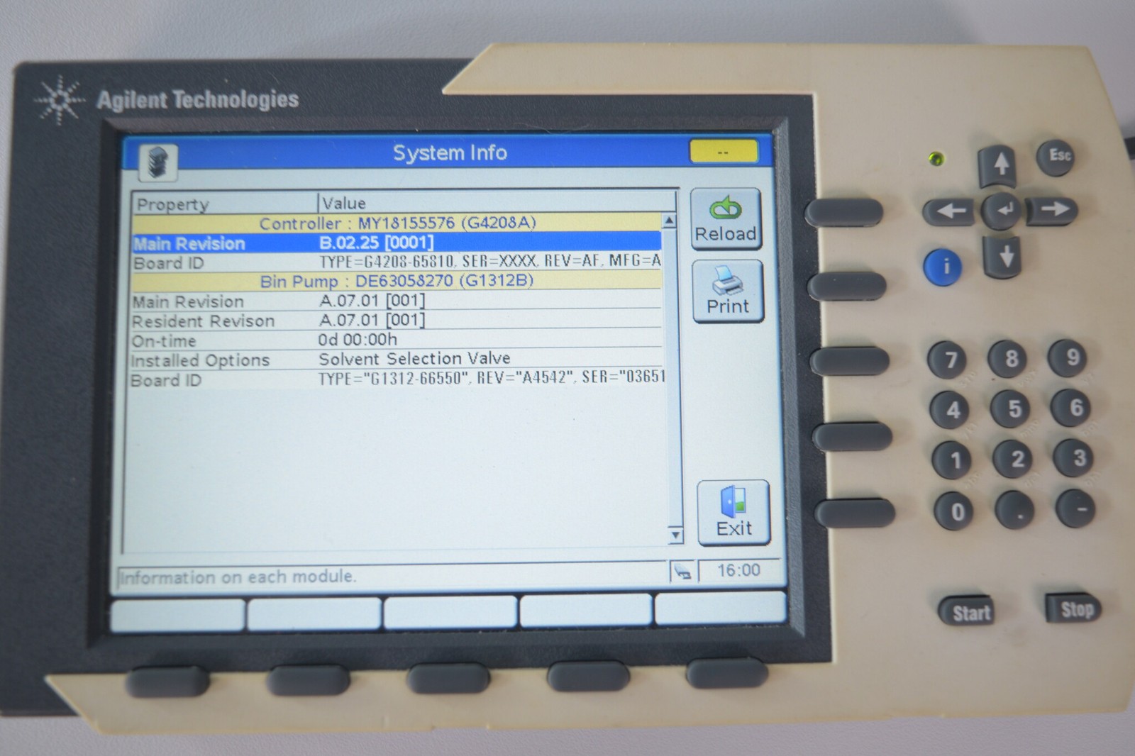 Agilent 1200 G1312B Binary Pump SL DE63058270 Pressure Test PASS ~500 bar