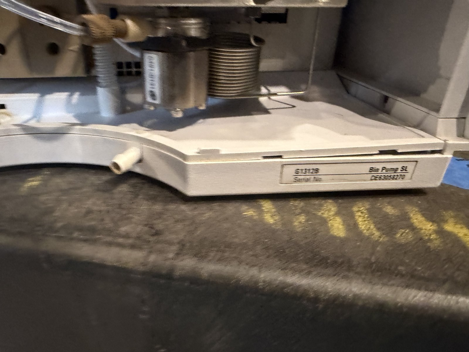 Agilent 1200 G1312B Binary Pump SL DE63058270 Pressure Test PASS ~500 bar