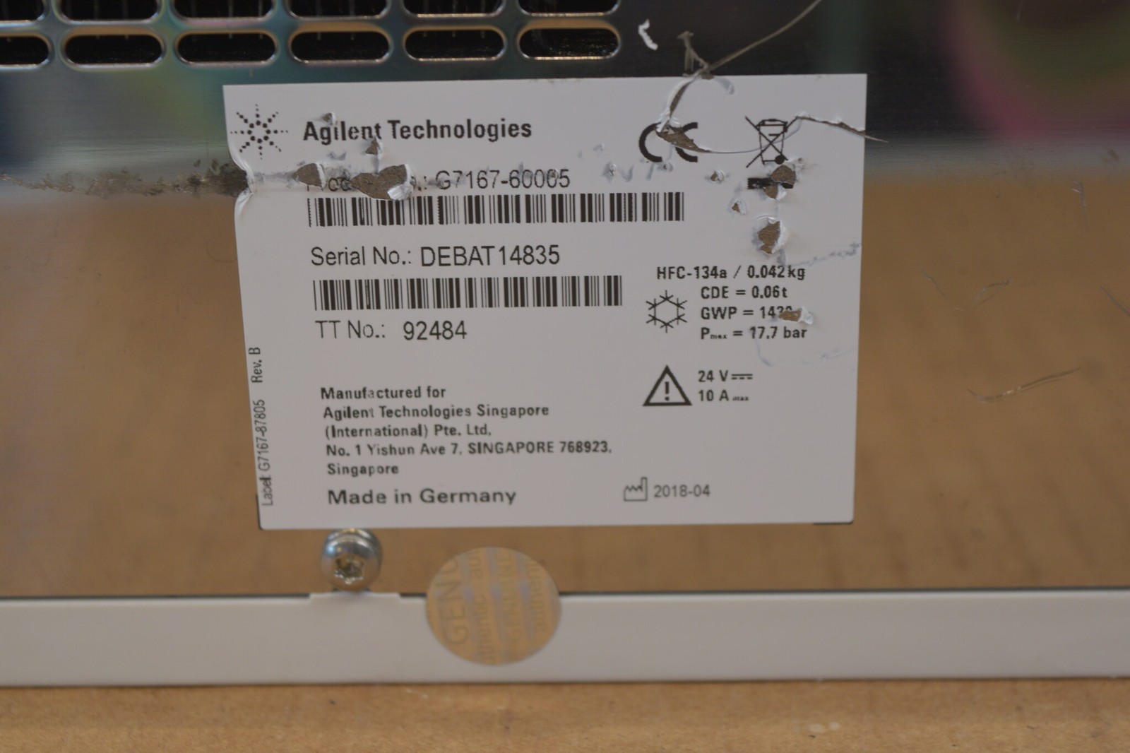 Agilent Infinity II G7167-60005 Sample Cooler 1260/1290 - Untested
