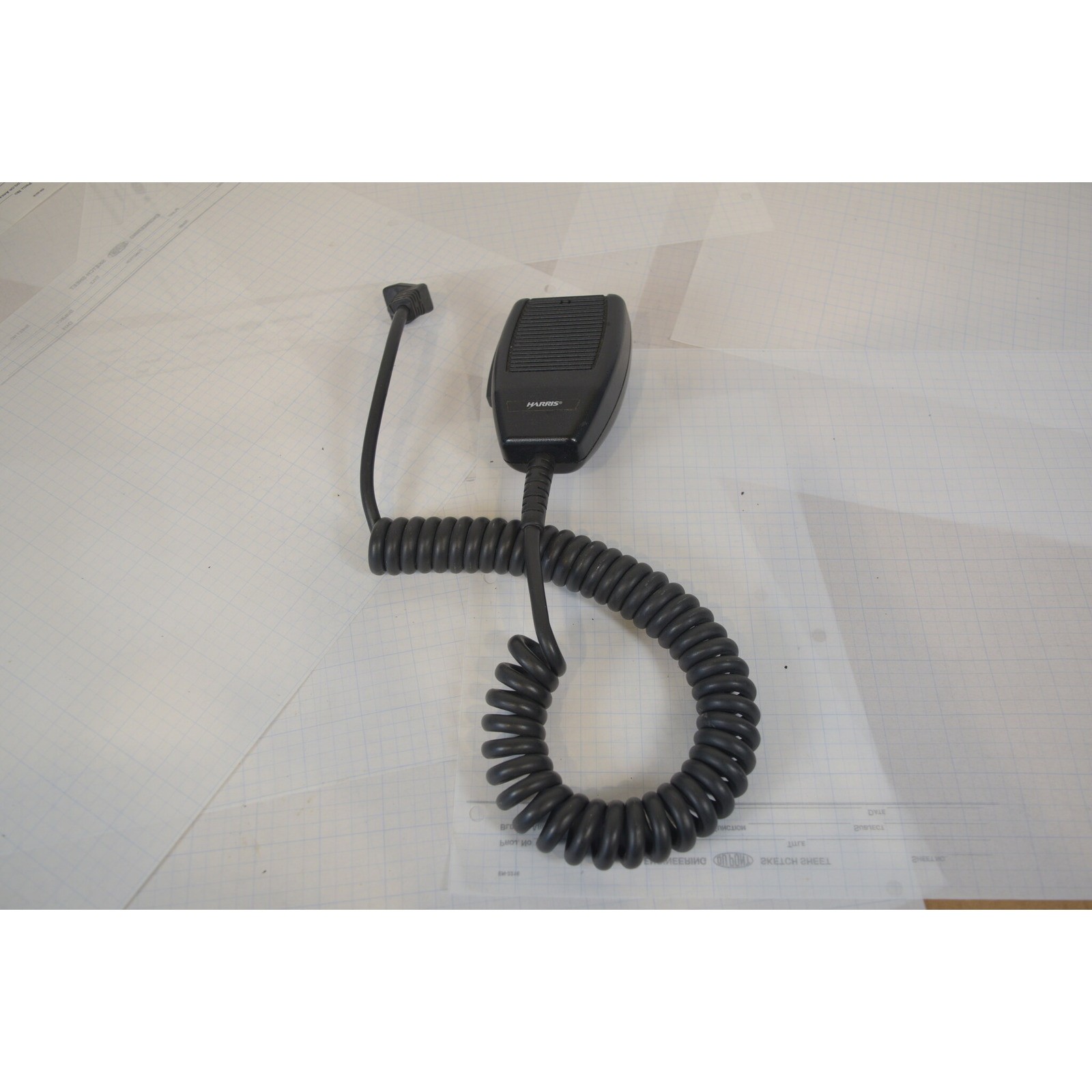 Harris CH-721 Hand Microphone MC-101616-041 Style for M7300 M5300 - Untested