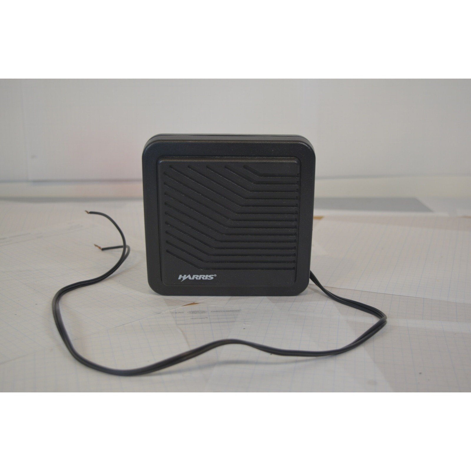 Harris LS102824V10 Rev B 20W 4-Ohm External Mobile Radio Speaker - Untested