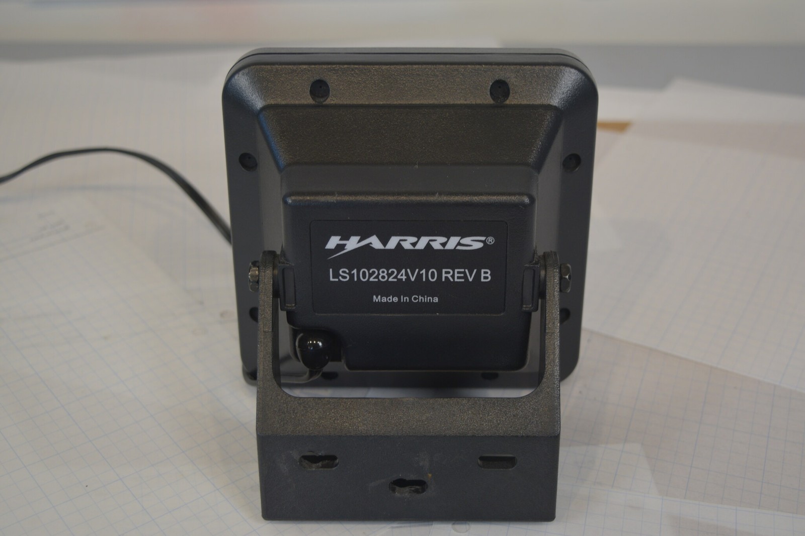 Harris LS102824V10 Rev B 20W 4-Ohm External Mobile Radio Speaker - Untested
