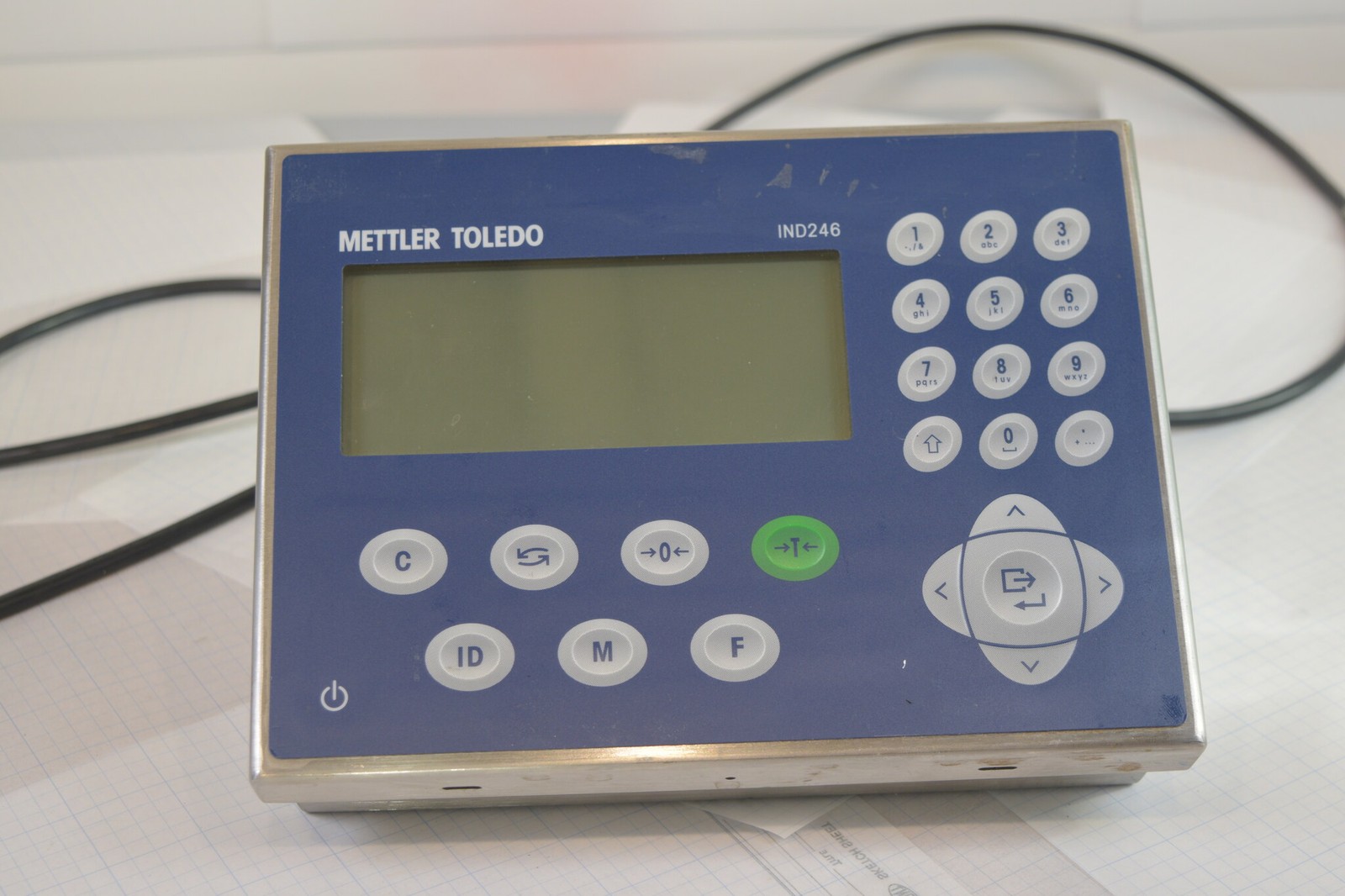 Mettler Toledo IND246 Stainless Weighing Terminal Indicator - Tested to 54 kg
