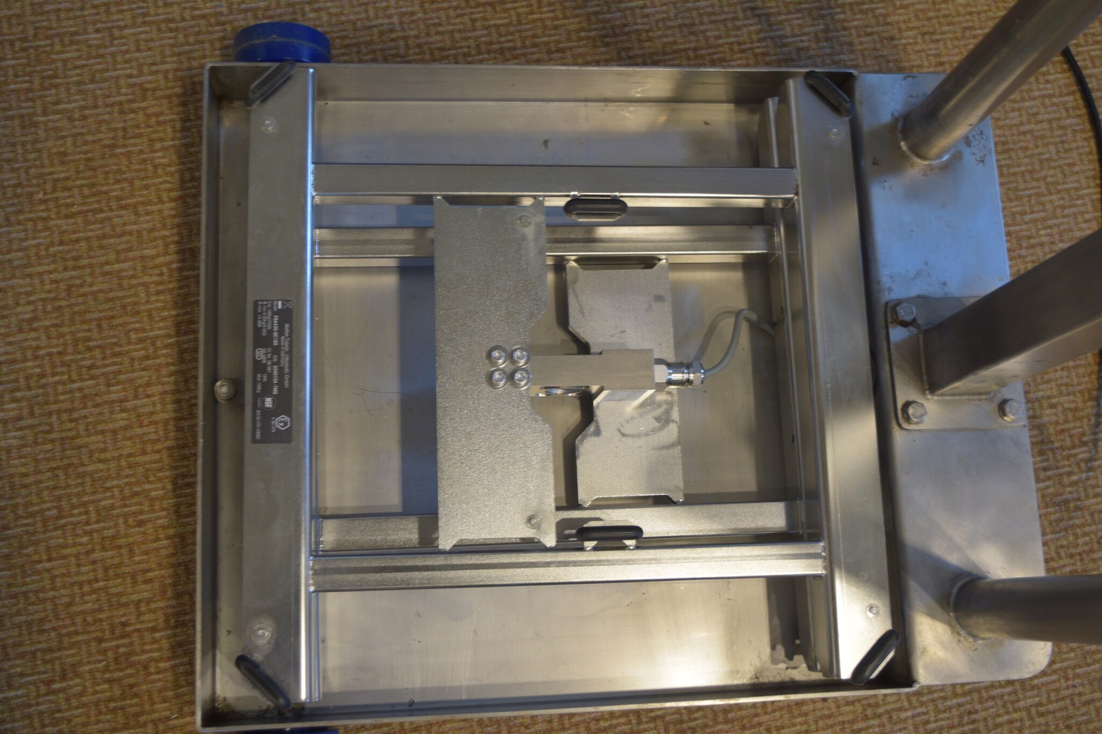Mettler Toledo PBA430-QC150 Stainless Bench Platform + Column Stand 100 kg