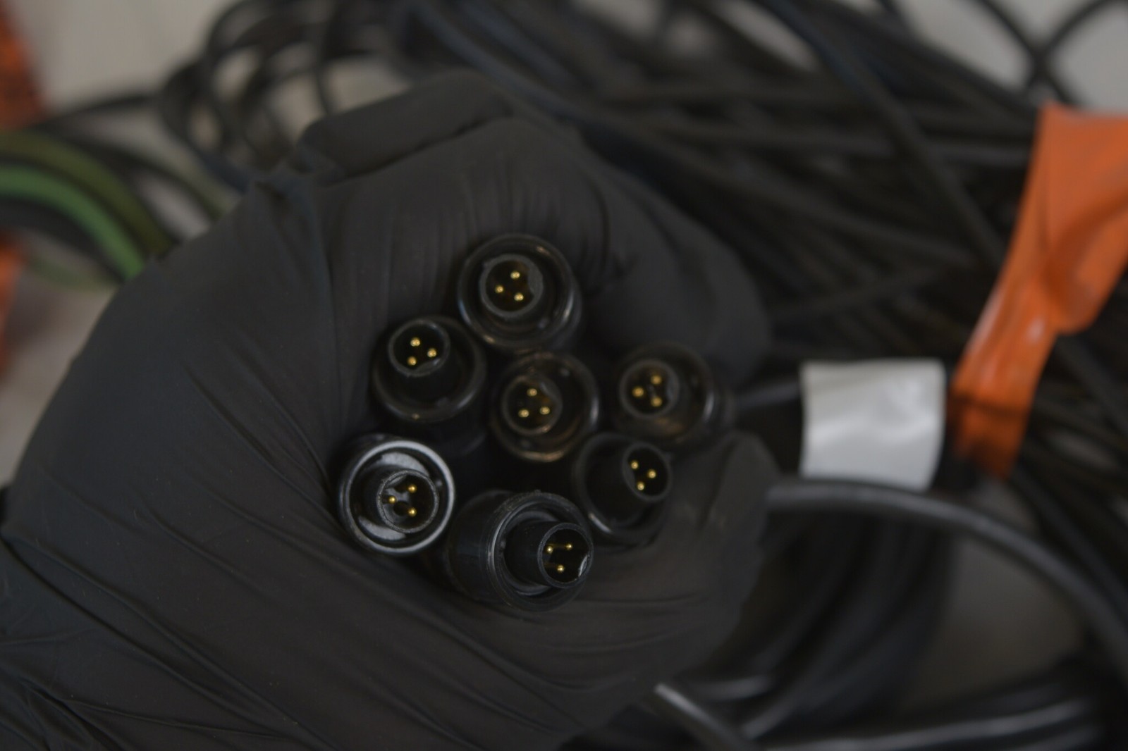 Lot of 7 Harris CU23218 CH-721 Control Head CAN Cable Pigtails - M7300 XG-75M