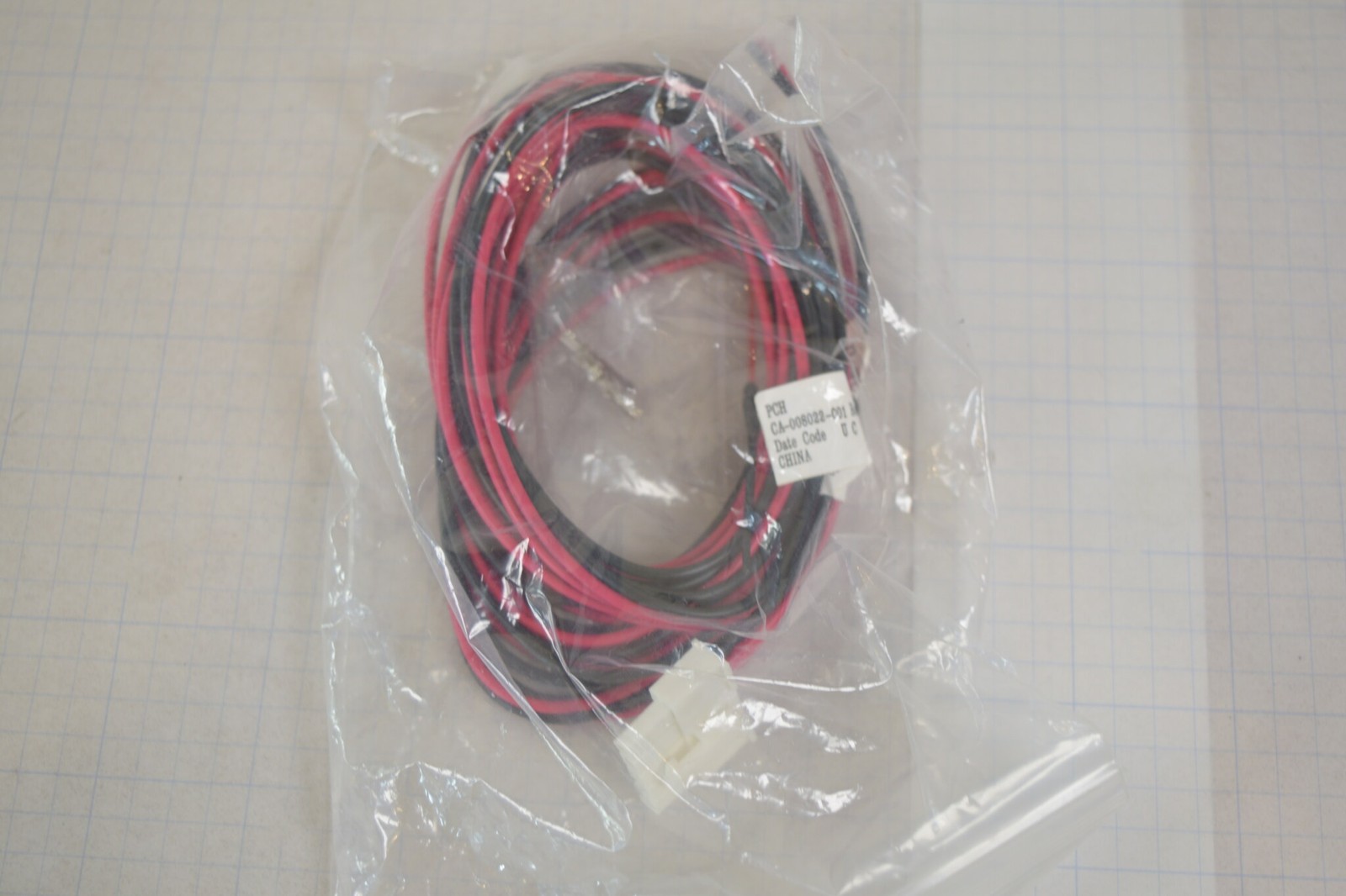 New Harris M/A-COM CA-008022-001 VC4000 DC Power Cable + 3A Fuse Holder + Spare
