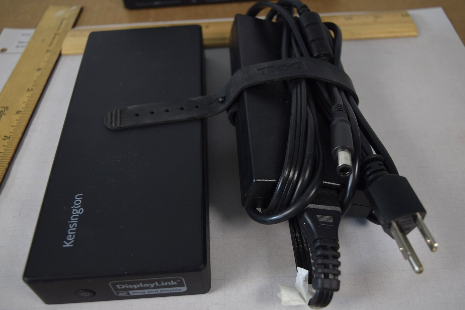 Kensington SD4780P USB-C USB 3.0 Dual 4K Docking Station K33620 w/ Dell Adapter