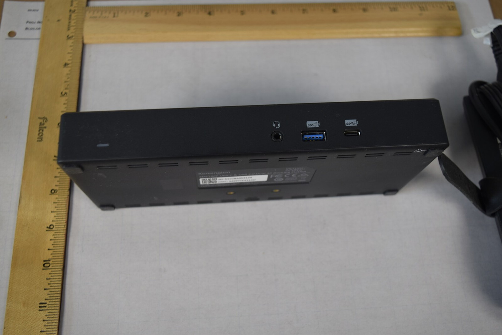 Kensington SD4780P USB-C USB 3.0 Dual 4K Docking Station K33620 w/ Dell Adapter