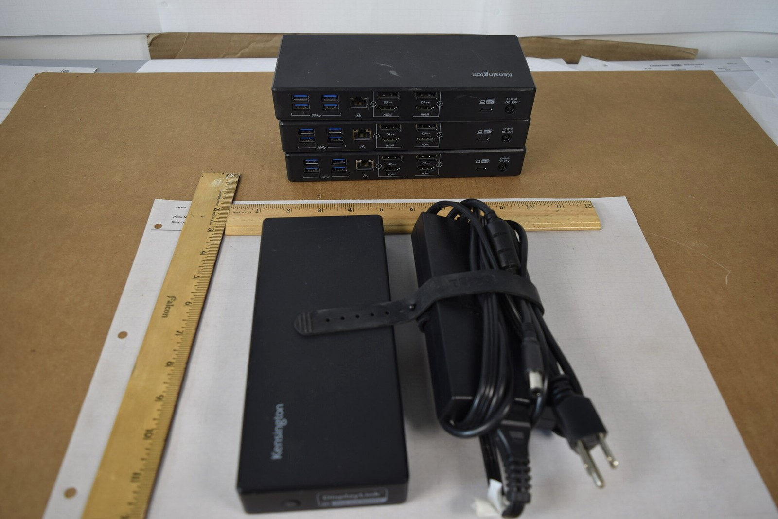 Kensington SD4780P USB-C USB 3.0 Dual 4K Docking Station K33620 w/ Dell Adapter