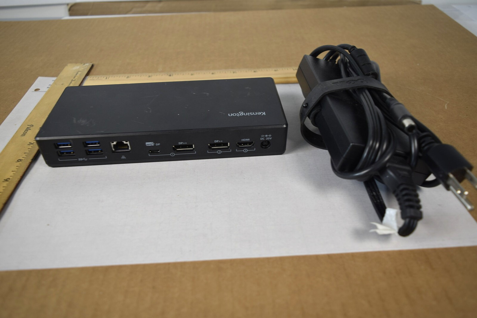 Kensington SD4850P USB-C Dual Video Driverless Docking Station K34115 w/ Adapter