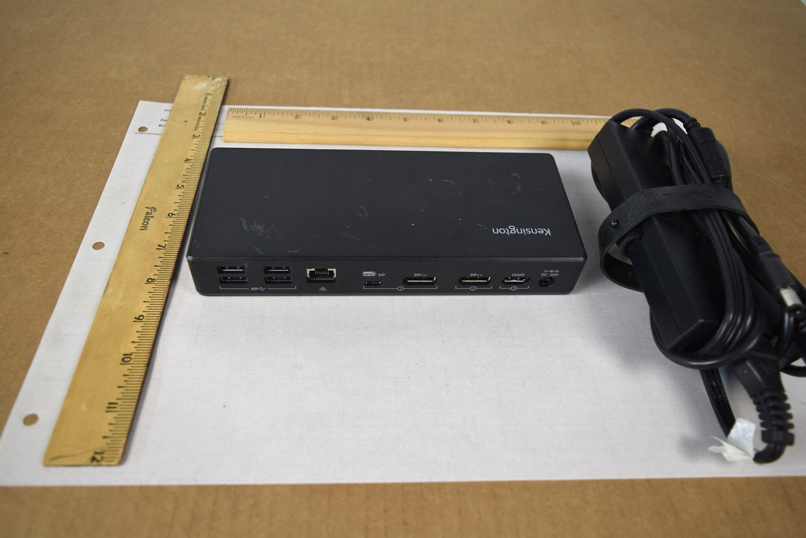 Kensington SD4850P USB-C Dual Video Driverless Docking Station K34115 w/ Adapter