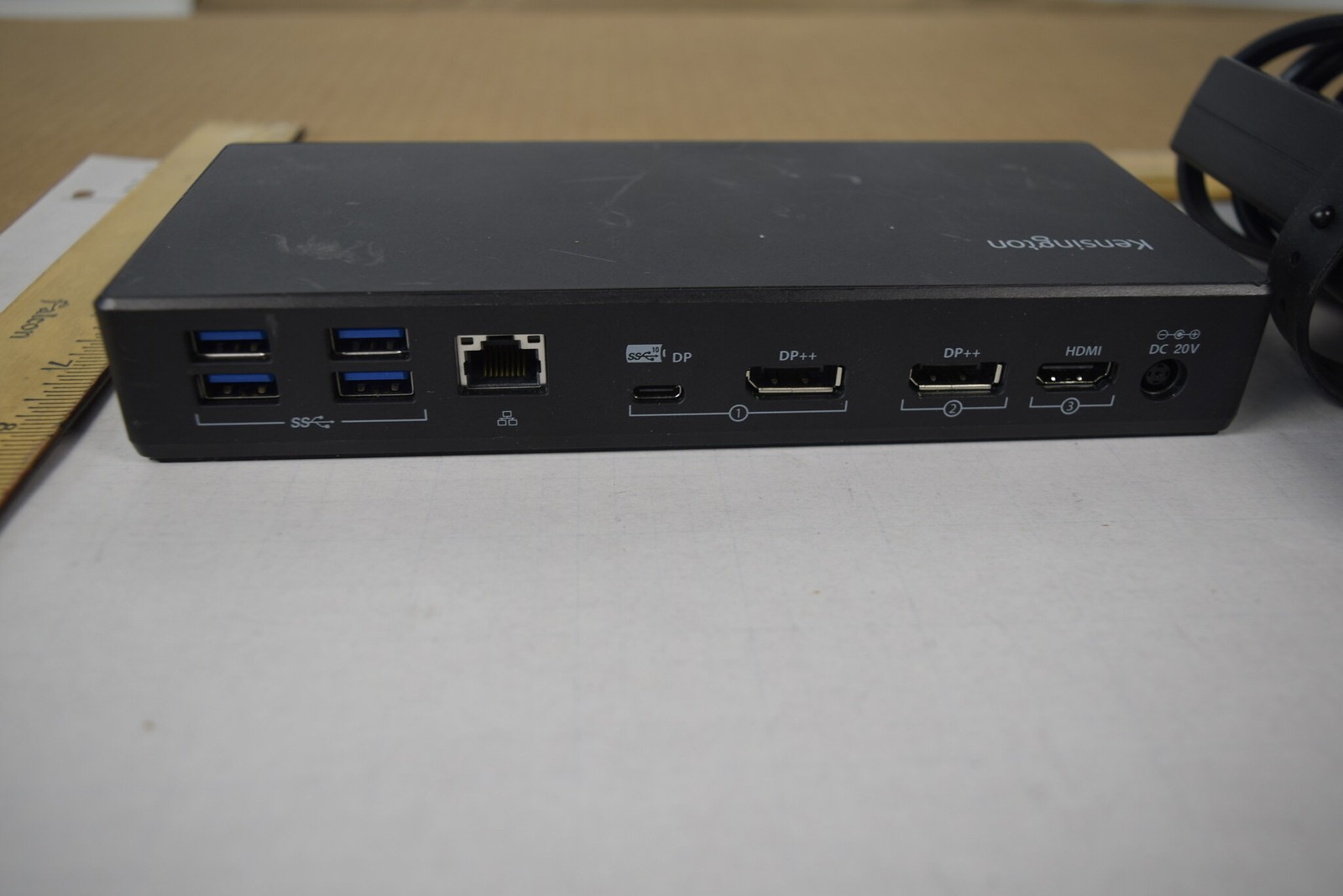 Kensington SD4850P USB-C Dual Video Driverless Docking Station K34115 w/ Adapter