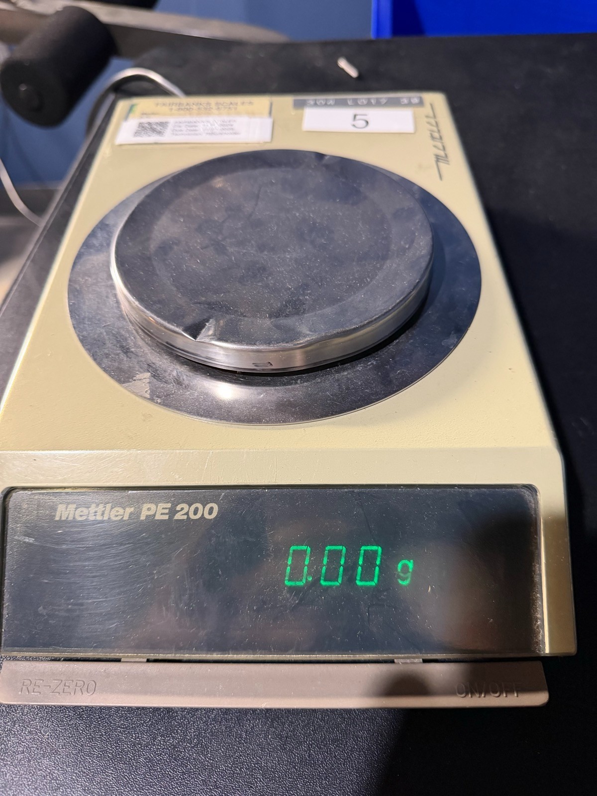 Mettler PE 200 Top Loading Precision Lab Balance Scale 200g - Powers On