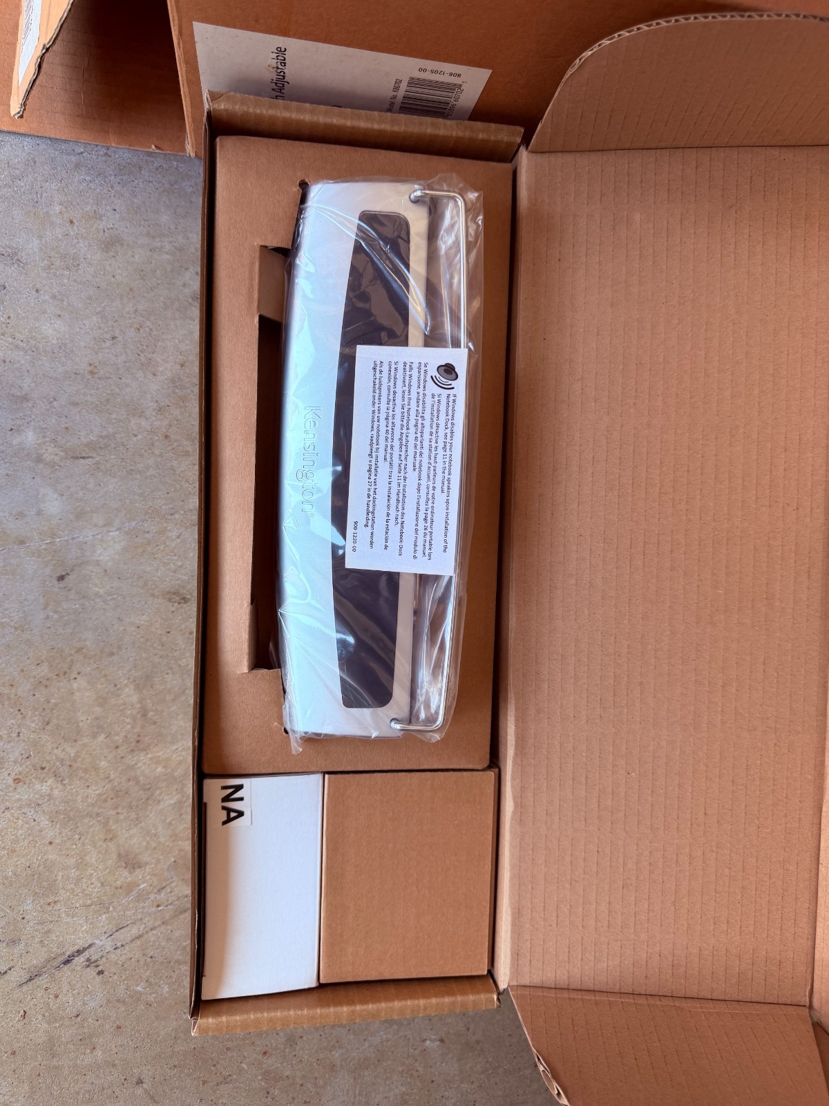 Kensington Notebook Dock w/ Adjustable Base K60702 USB Hub Laptop Stand NEW