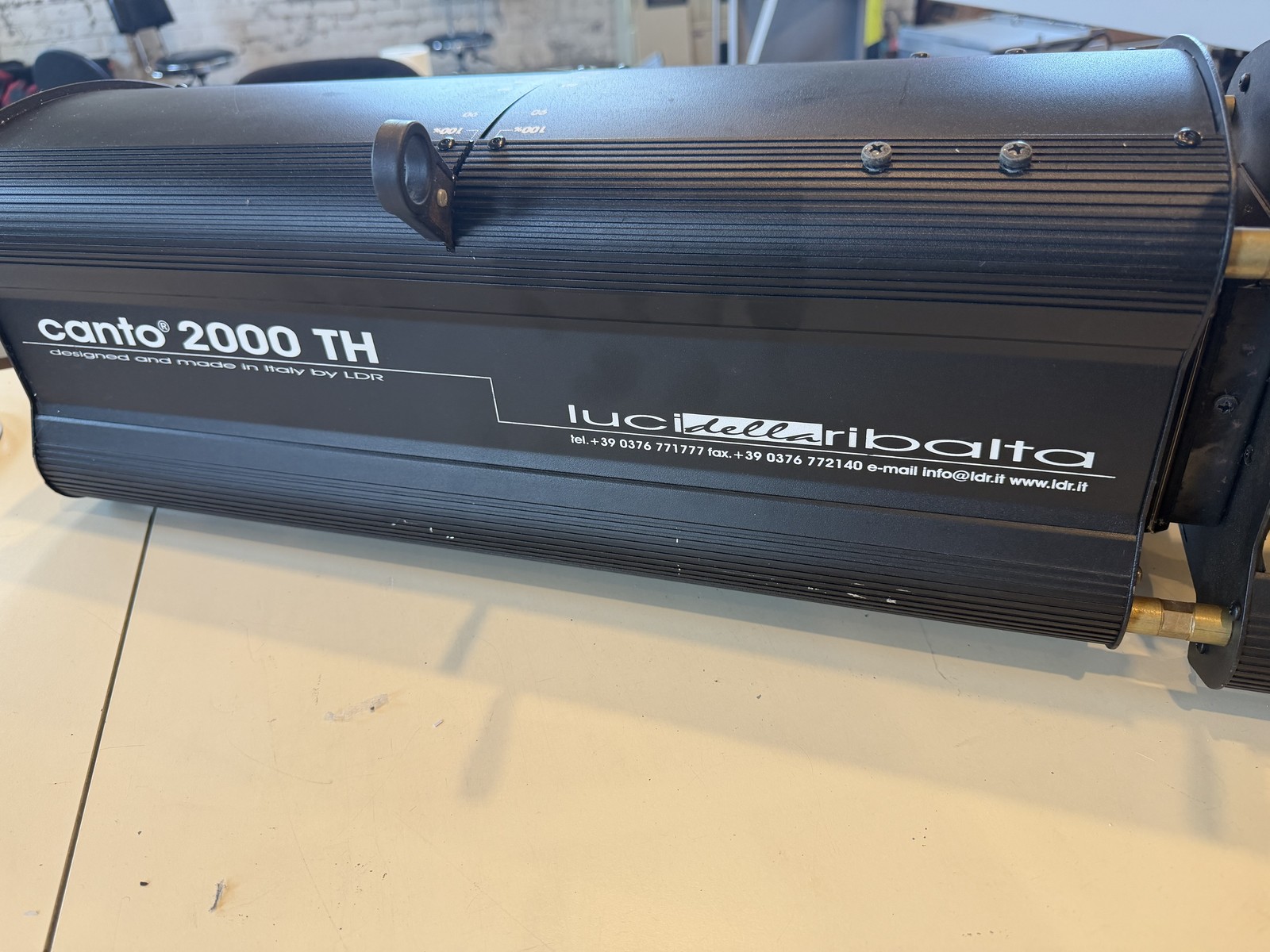 LDR Canto 2000 TH Followspot Parts Optics Donor Iris Zoom Lens Boomerang Yoke