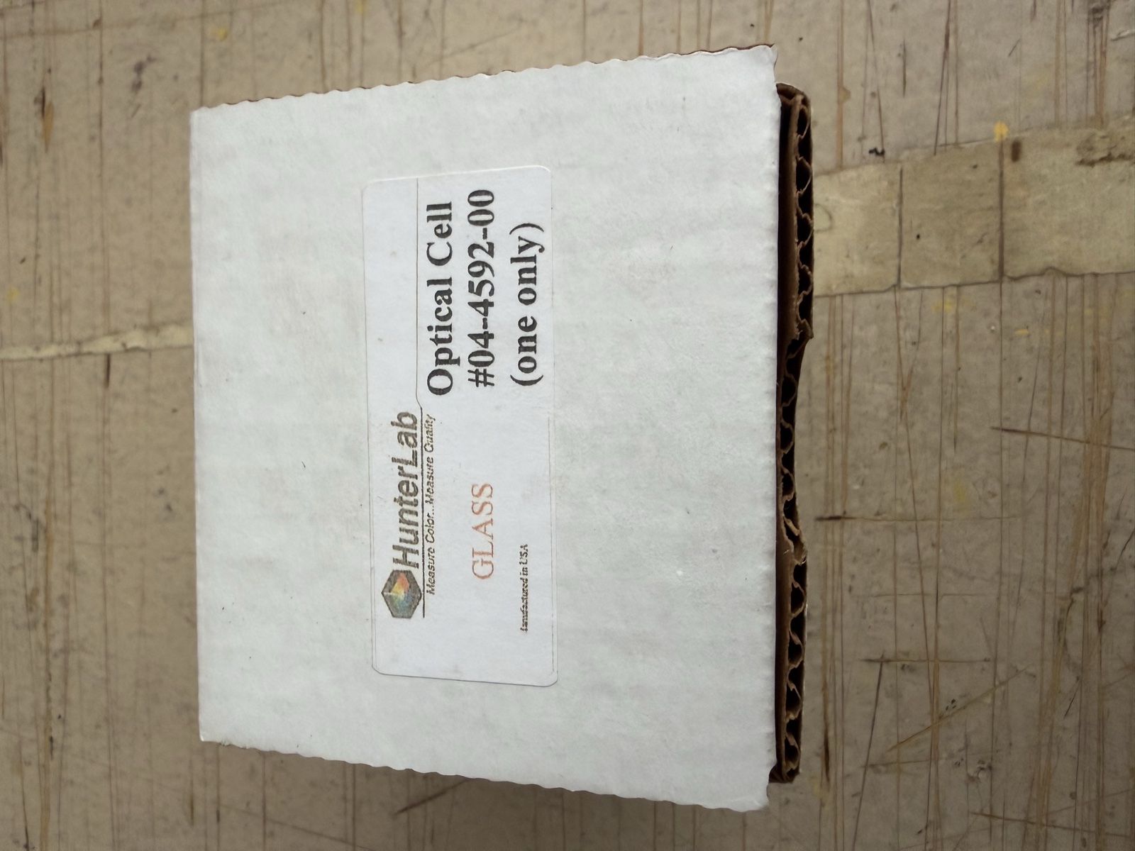 HunterLab Glass Optical Cell 20mm Light Path 04-4592-00 New Open Box