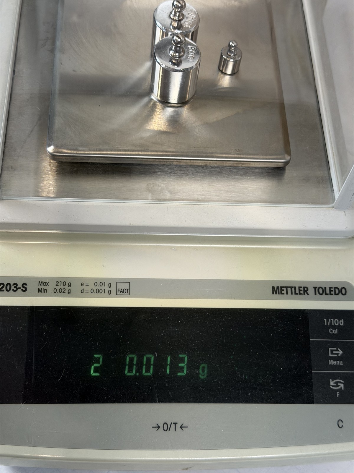 Mettler Toledo PG203-S Precision Balance 210g x 0.001g Tested - No Power Supply