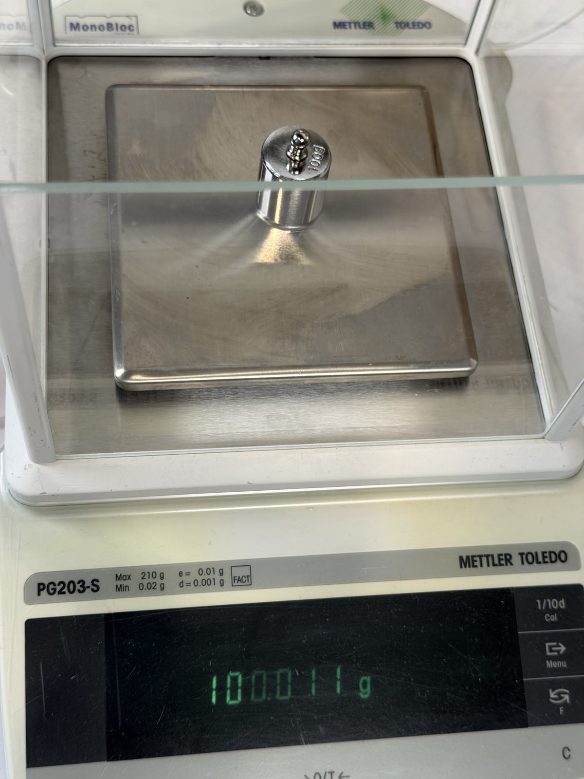 Mettler Toledo PG203-S Precision Balance 210g x 0.001g Tested - No Power Supply