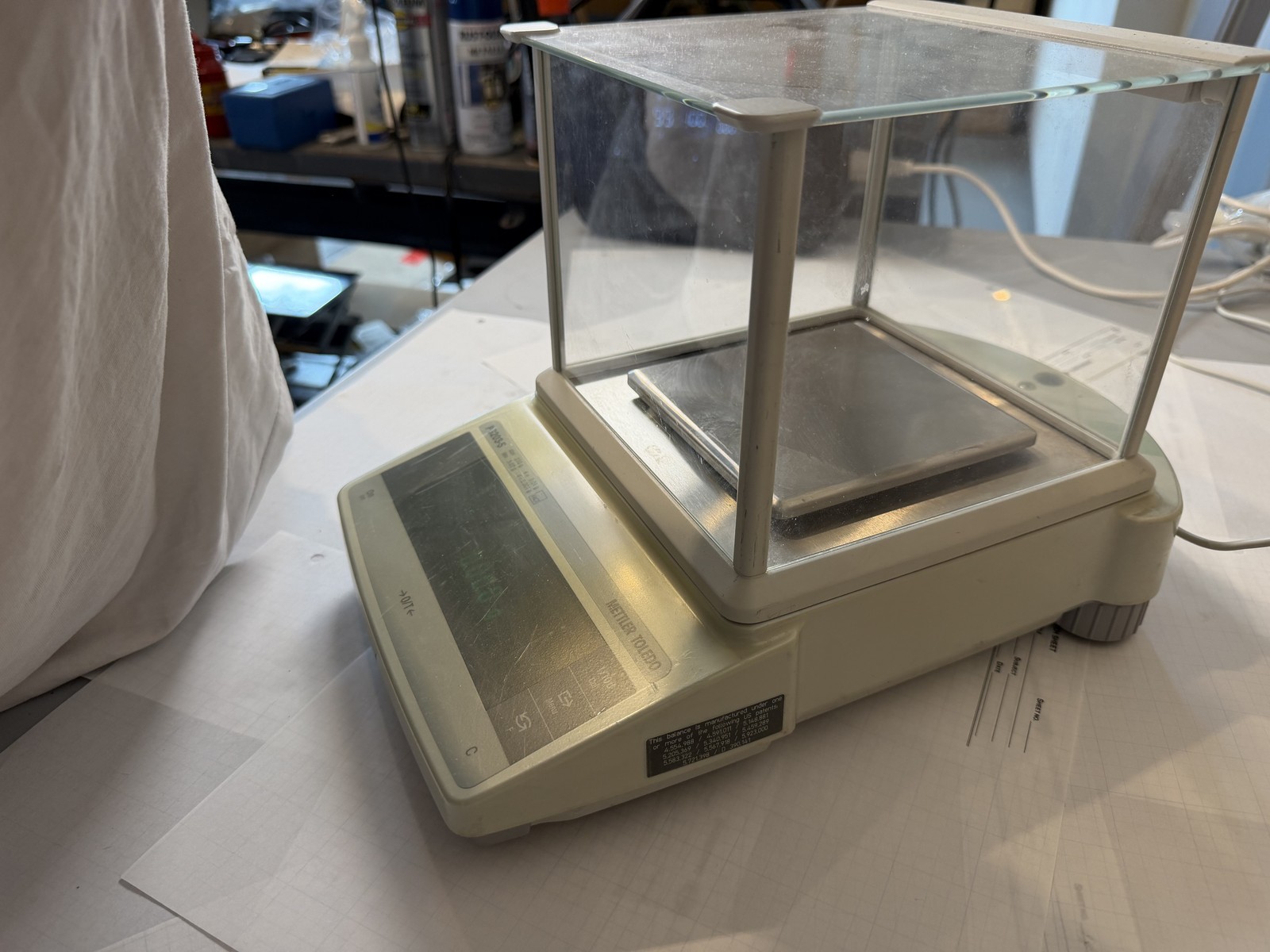 Mettler Toledo PG203-S Precision Balance 210g x 0.001g Tested - No Power Supply