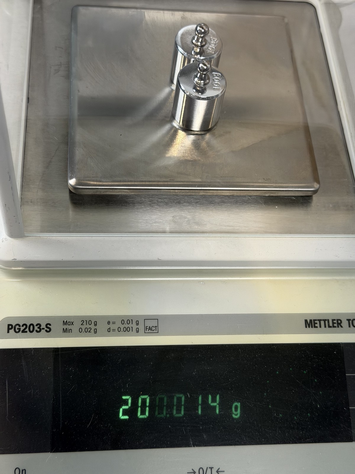 Mettler Toledo PG203-S Precision Balance 210g x 0.001g Tested - No Power Supply