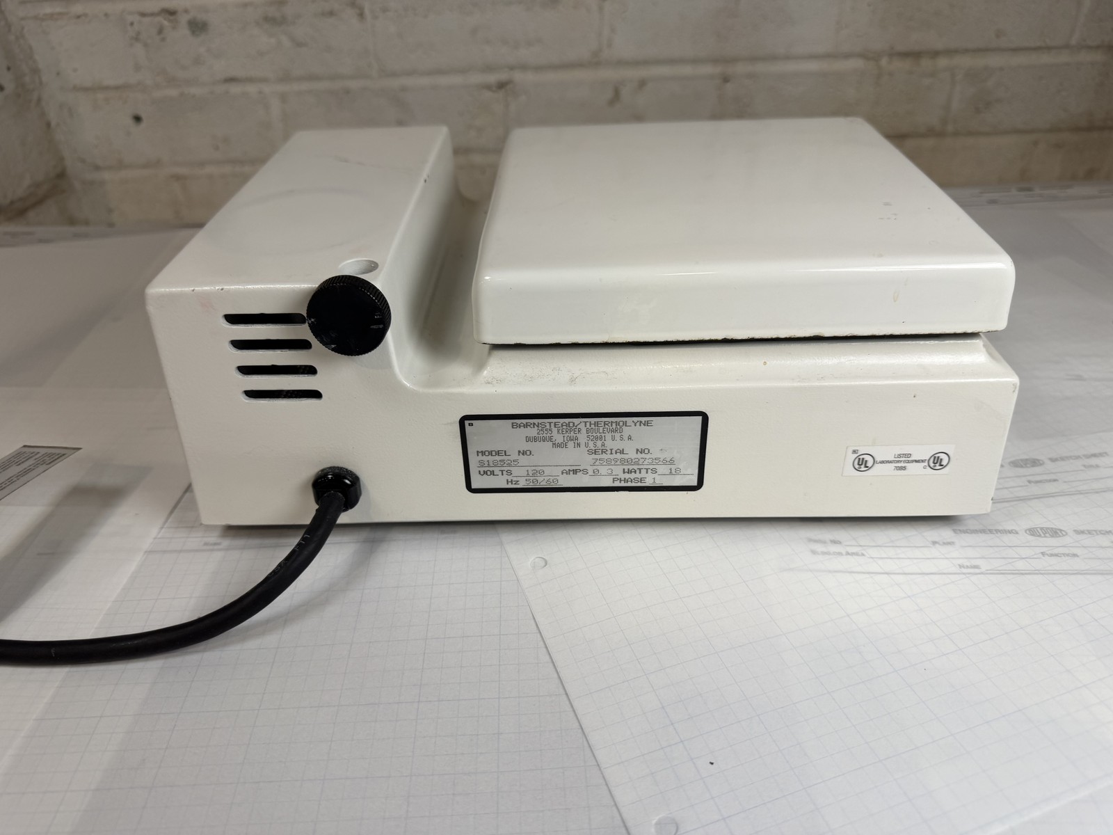 Barnstead Thermolyne Nuova Magnetic Stirrer Lab Stir Plate — Tested Working