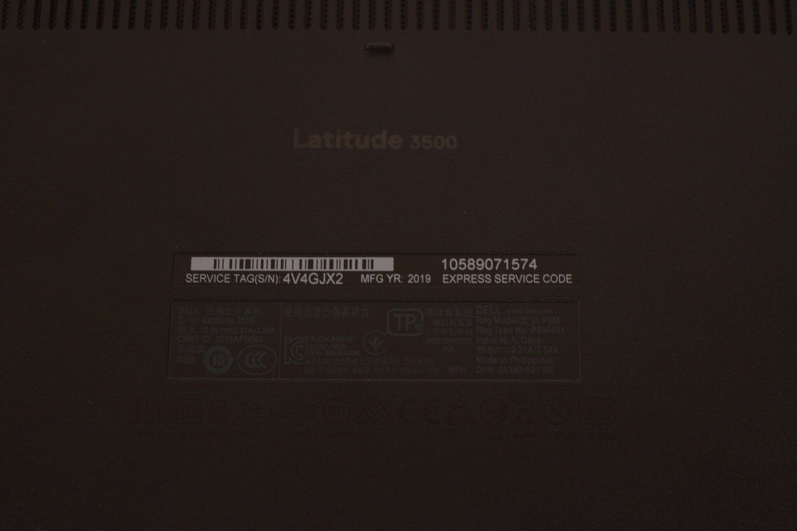Dell Latitude 3500 15.6" FHD i5 8th Gen 16GB 256GB SSD Win 11 Home - Grade A