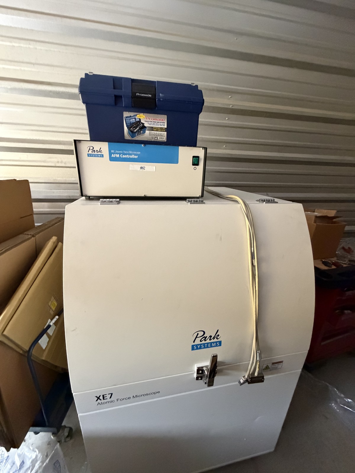 Park Systems XE7 Atomic Force Microscope (AFM) - Complete System w/ Controller, Acoustic/Vibration Enclosure + Full Software Suite & Registered Ownership