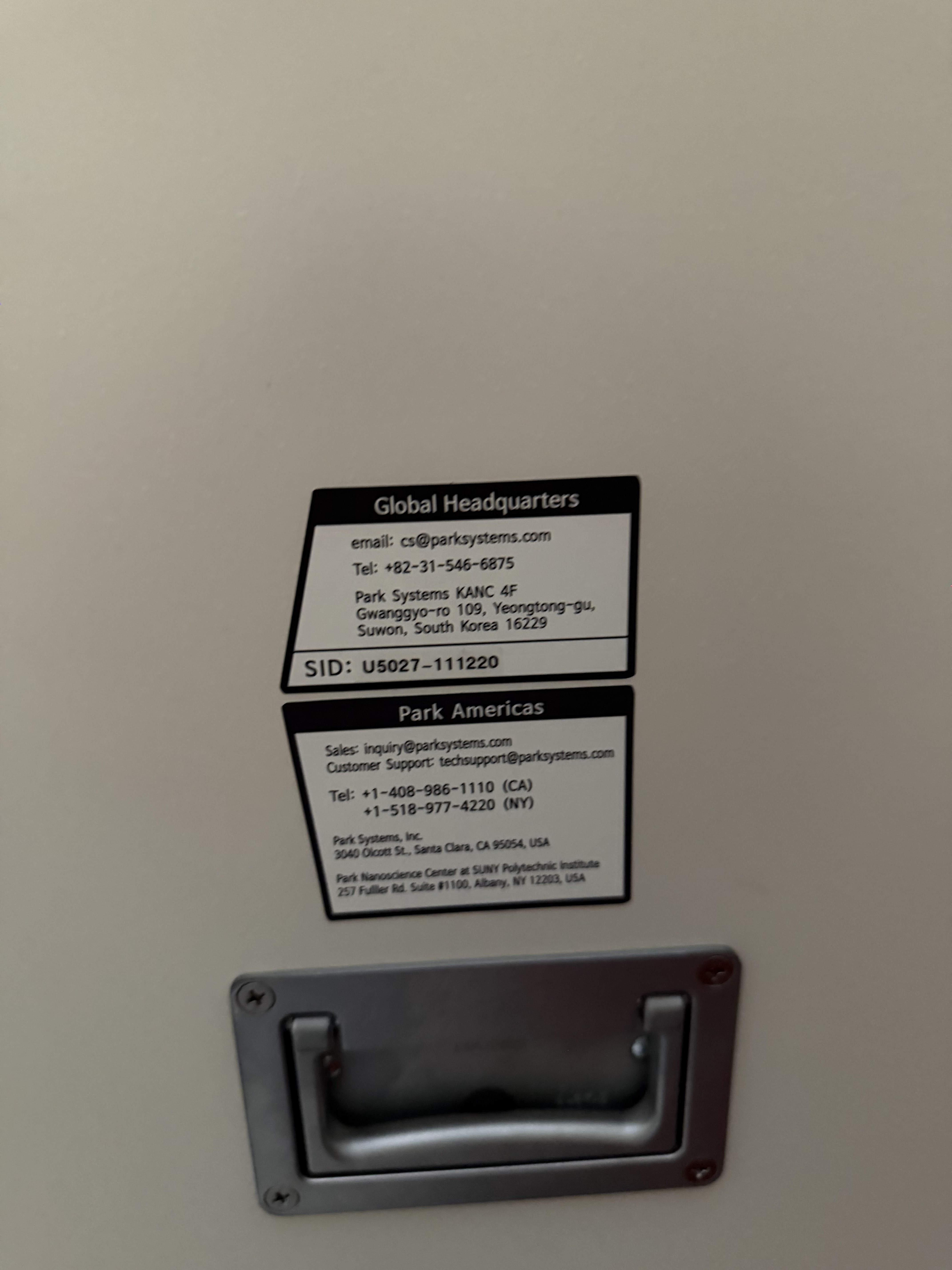 Park Systems XE7 Atomic Force Microscope (AFM) - Complete System w/ Controller, Acoustic/Vibration Enclosure + Full Software Suite & Registered Ownership