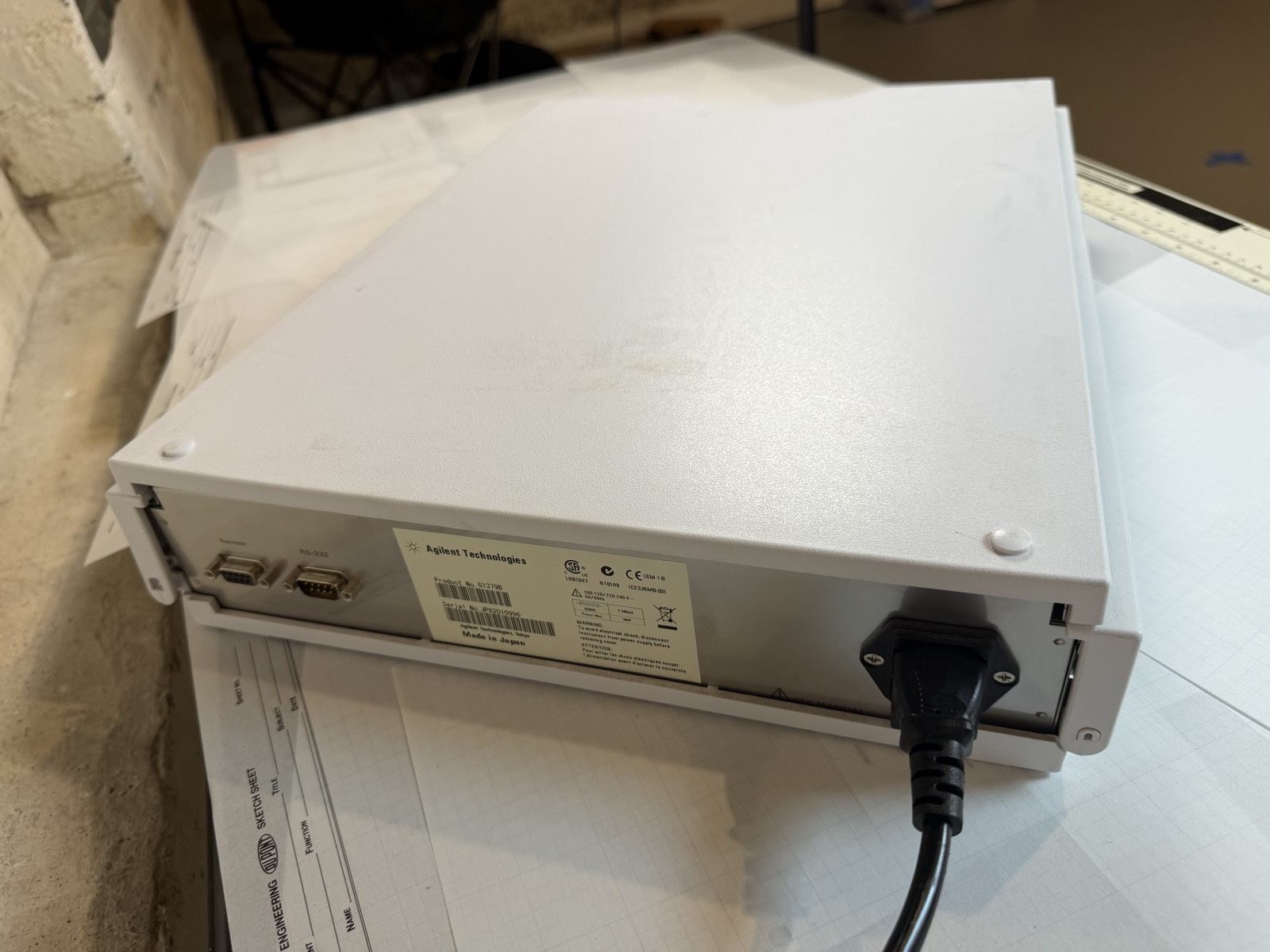 Agilent 1200 G1379B Micro Vacuum Degasser HPLC S/N JP82010996 — Powers On