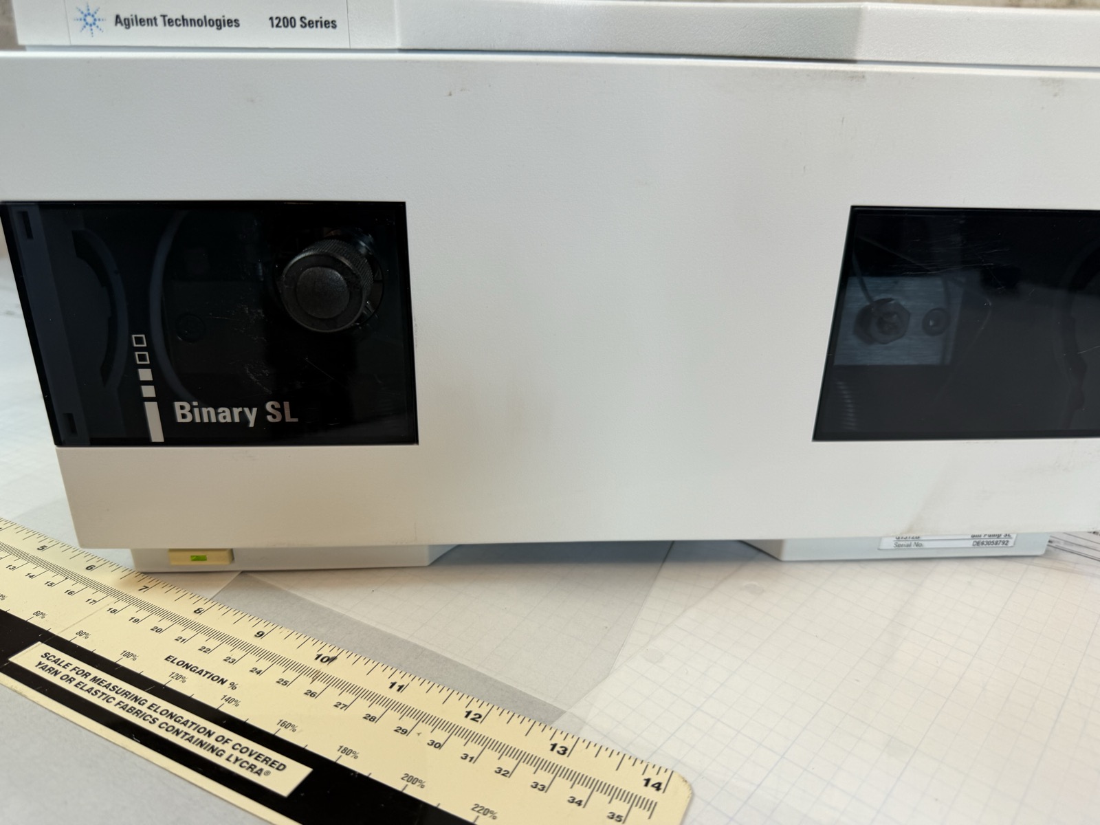 Agilent 1200 G1312B Binary Pump SL HPLC S/N DE63058792 — Powers On, Pumps Water