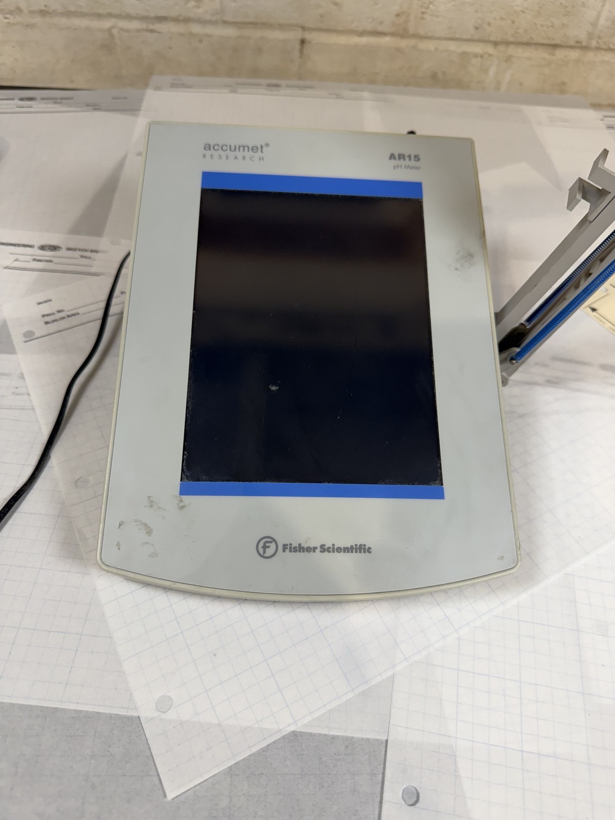 Fisher Scientific Accumet Research AR15 pH/mV/ISE Meter — FOR PARTS/REPAIR