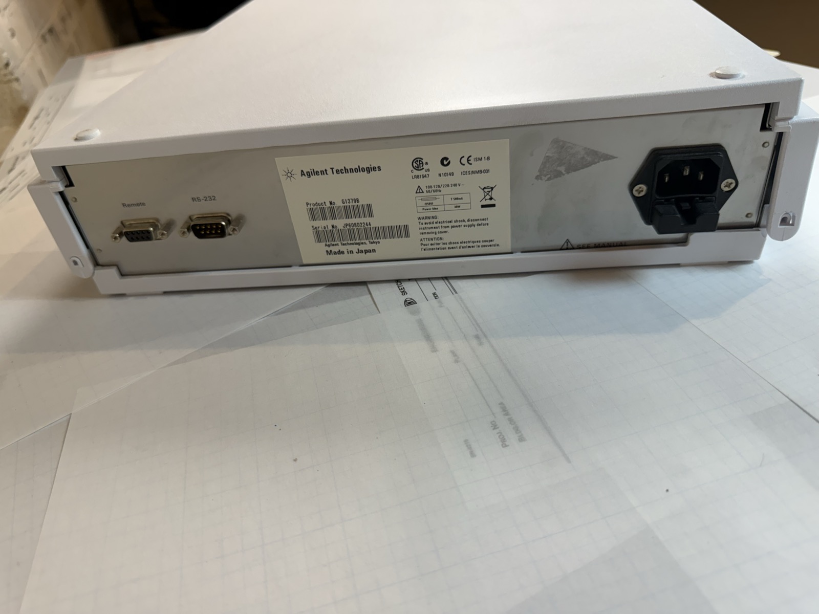 Agilent 1200 G1379B Micro Vacuum Degasser HPLC S/N JP60802244 — Powers On