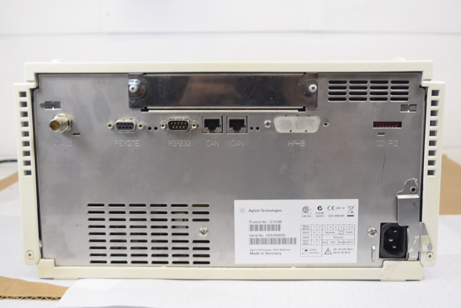 Agilent 1200 G1312B Binary Pump SL DE63060030 Pressure Test PASS Seal Wash SSV