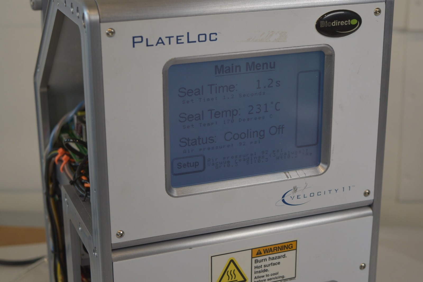 Agilent Velocity11 PlateLoc G5585B Microplate Sealer - Air Tested, No Stage