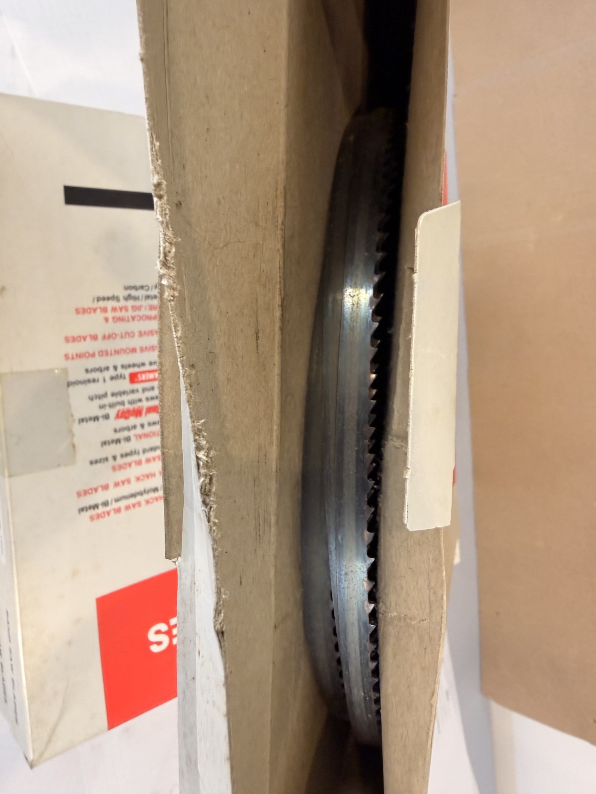 M.K. Morse 150 in 12ft 6in x 3/8 .025 4 Skip Band Saw Blades NOS Lot of 5