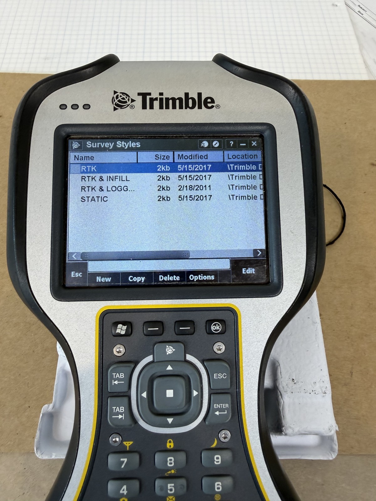 Trimble TSC3 Data Collector GPS GNSS w/ Access Perpetual General Survey + Roads