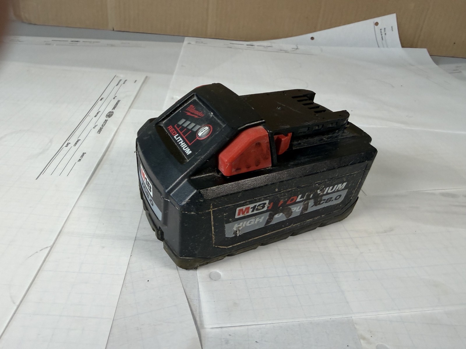 Milwaukee M18 REDLITHIUM HIGH OUTPUT XC8.0 8.0Ah Battery Pack 48-11-1880