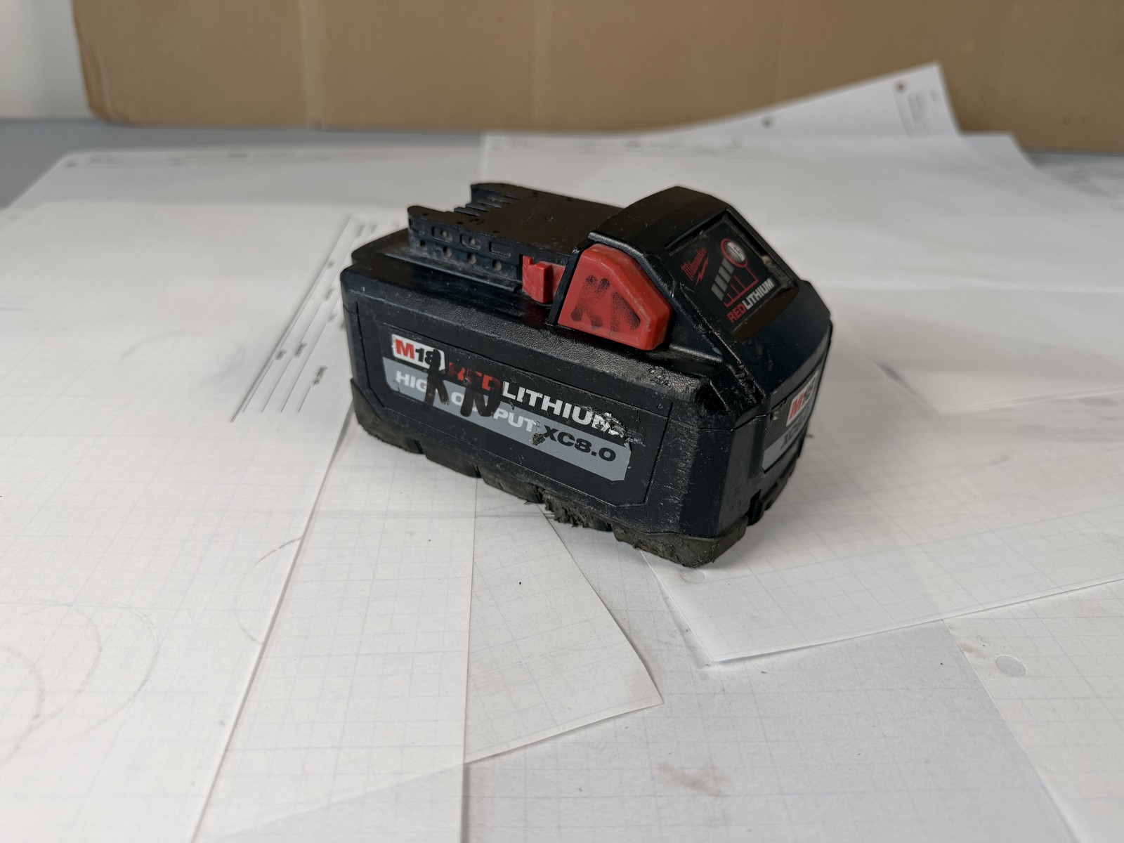 Milwaukee M18 REDLITHIUM HIGH OUTPUT XC8.0 8.0Ah Battery Pack 48-11-1880