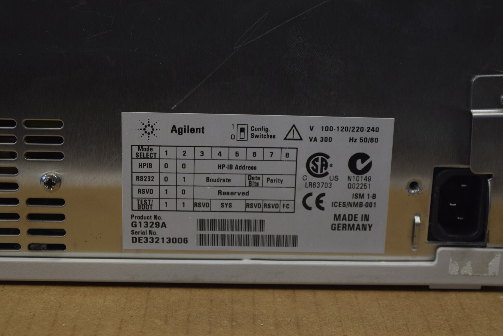 Agilent 1100 G1329A ALS Autosampler S/N DE33213006 Tested - Needle Not Included
