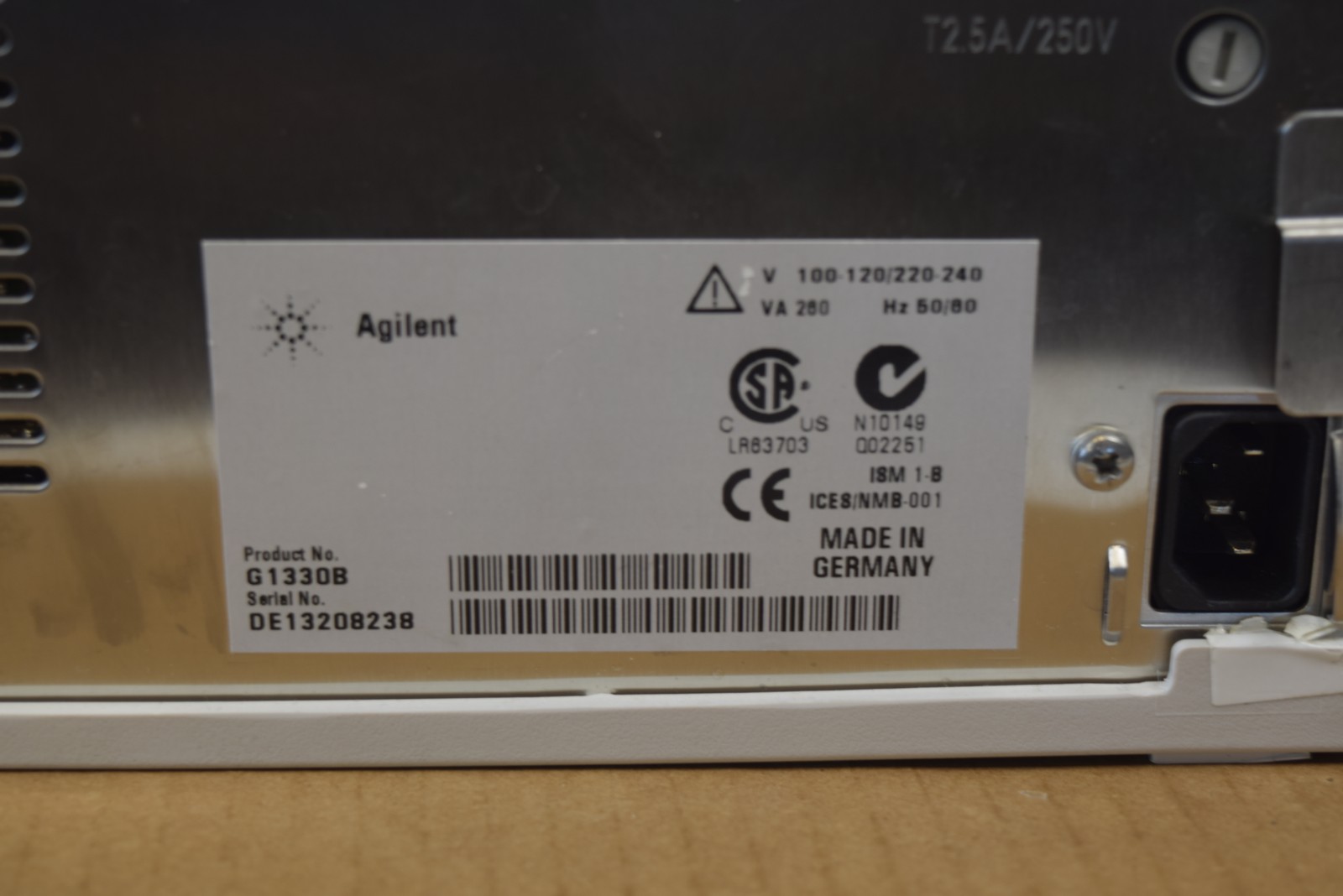 Agilent 1100 Series G1330B ALS Thermostat (S/N DE13208238)