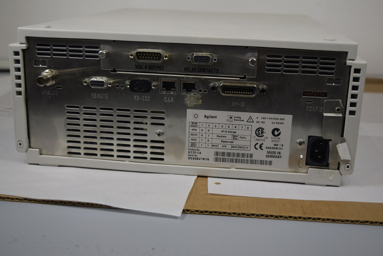 Agilent 1100 G1311A Quaternary Pump w/ Gradient Valve & Pump Head Leak Test PASS