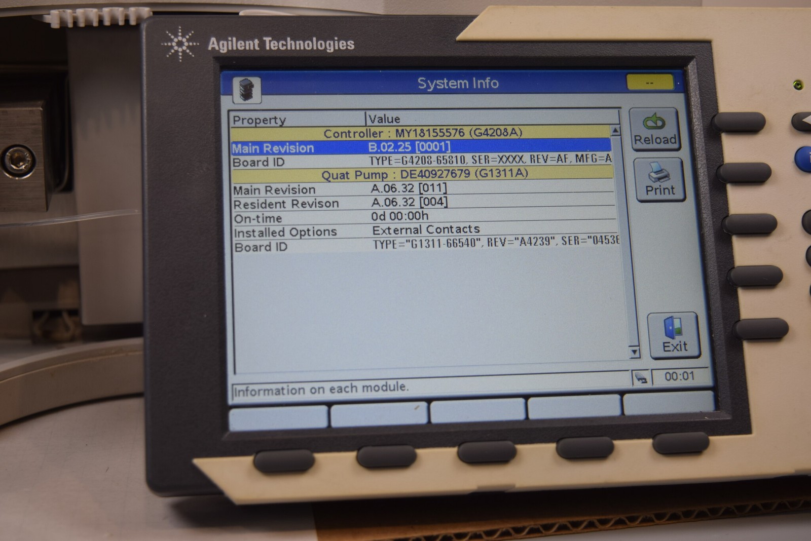 Agilent 1100 G1311A Quaternary Pump w/ Gradient Valve & Pump Head Leak Test PASS