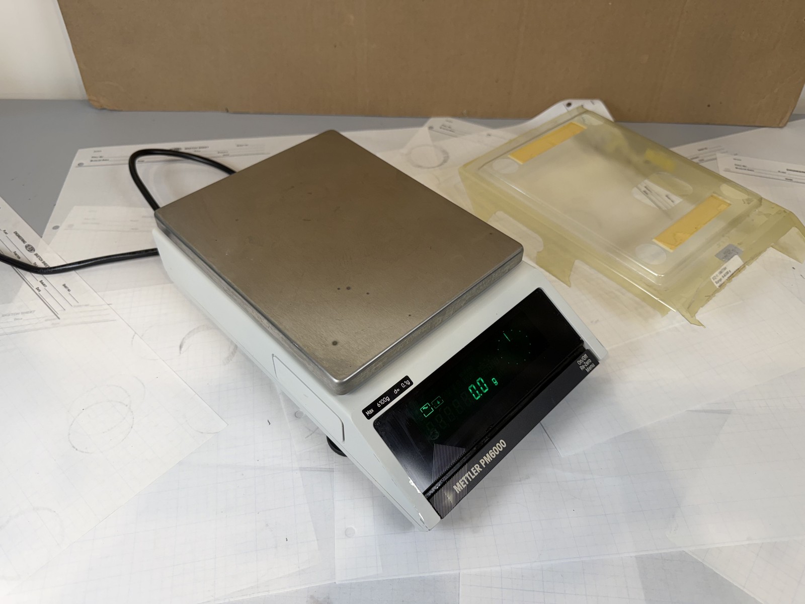 Mettler PM6000 Precision Lab Balance Scale 6100g x 0.1g TESTED + Dust Cover