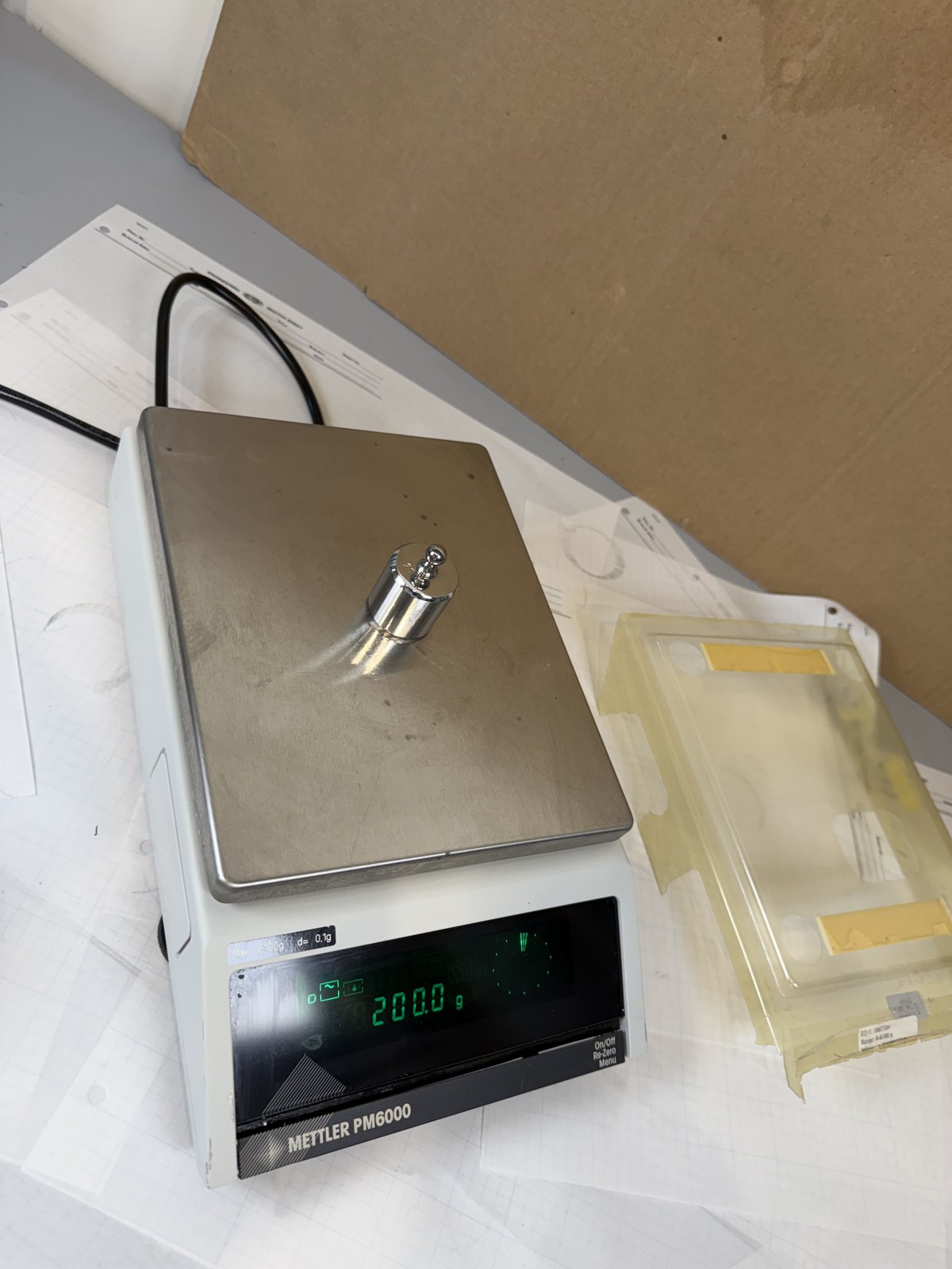Mettler PM6000 Precision Lab Balance Scale 6100g x 0.1g TESTED + Dust Cover